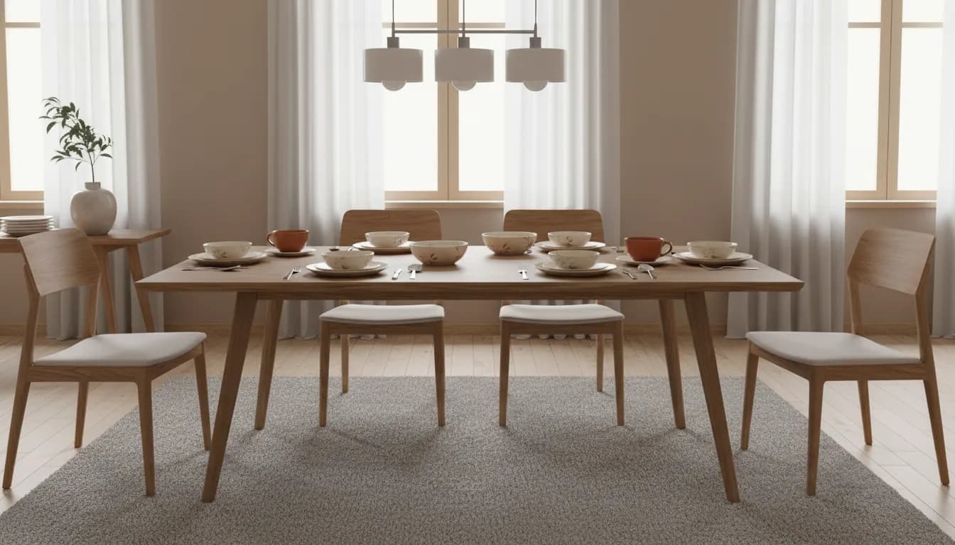 Aparelho de jantar compacto para apartamentos pequenos?