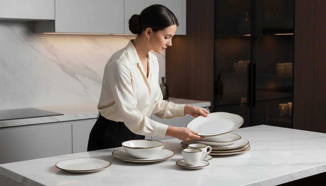 Aparelho de jantar para 4, 6 ou 8 pessoas