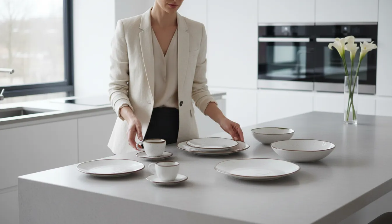 Aparelho de jantar mais resistente para rotina intensa