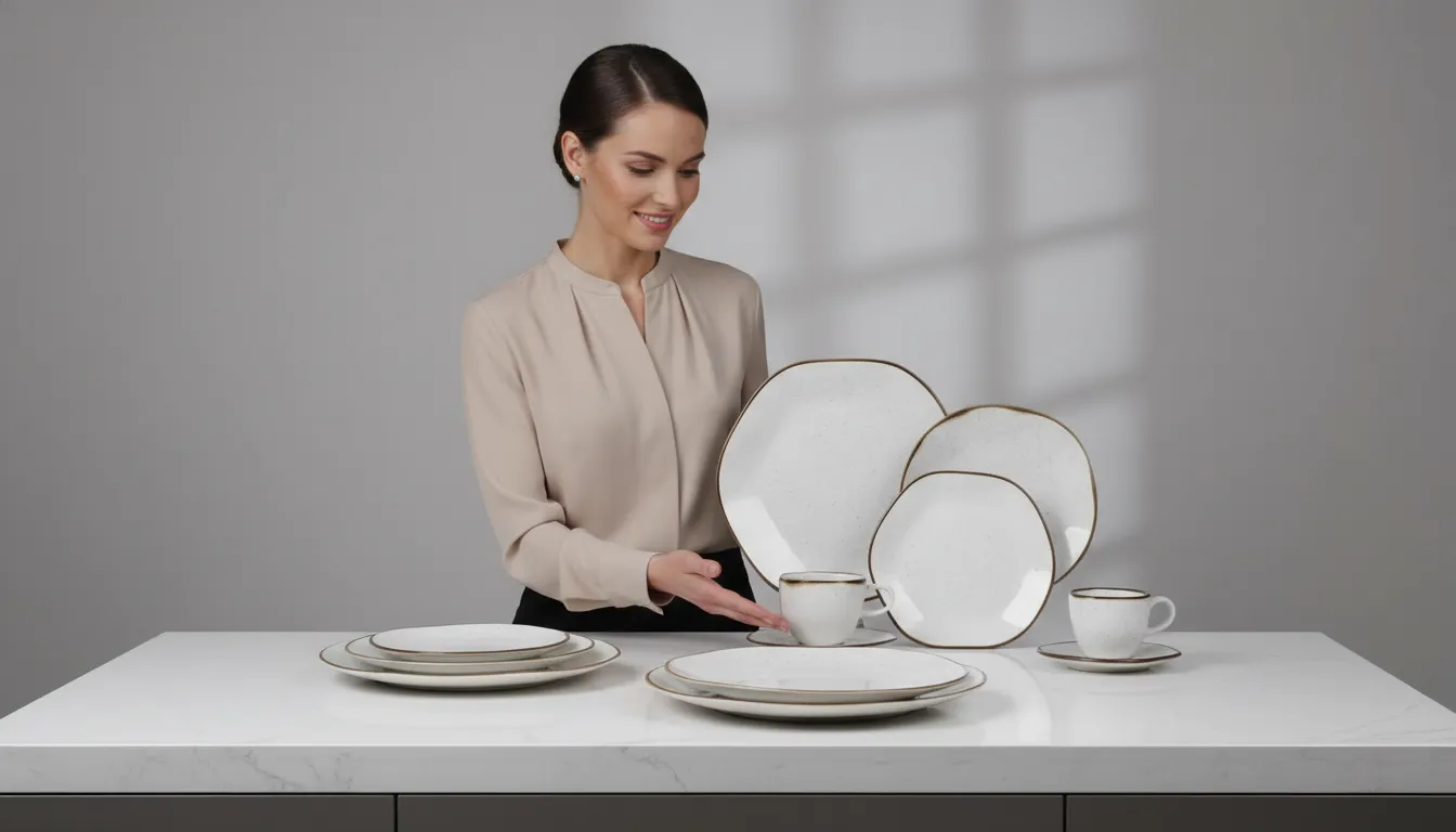 Dá para usar o mesmo aparelho de jantar no dia a dia e em eventos?