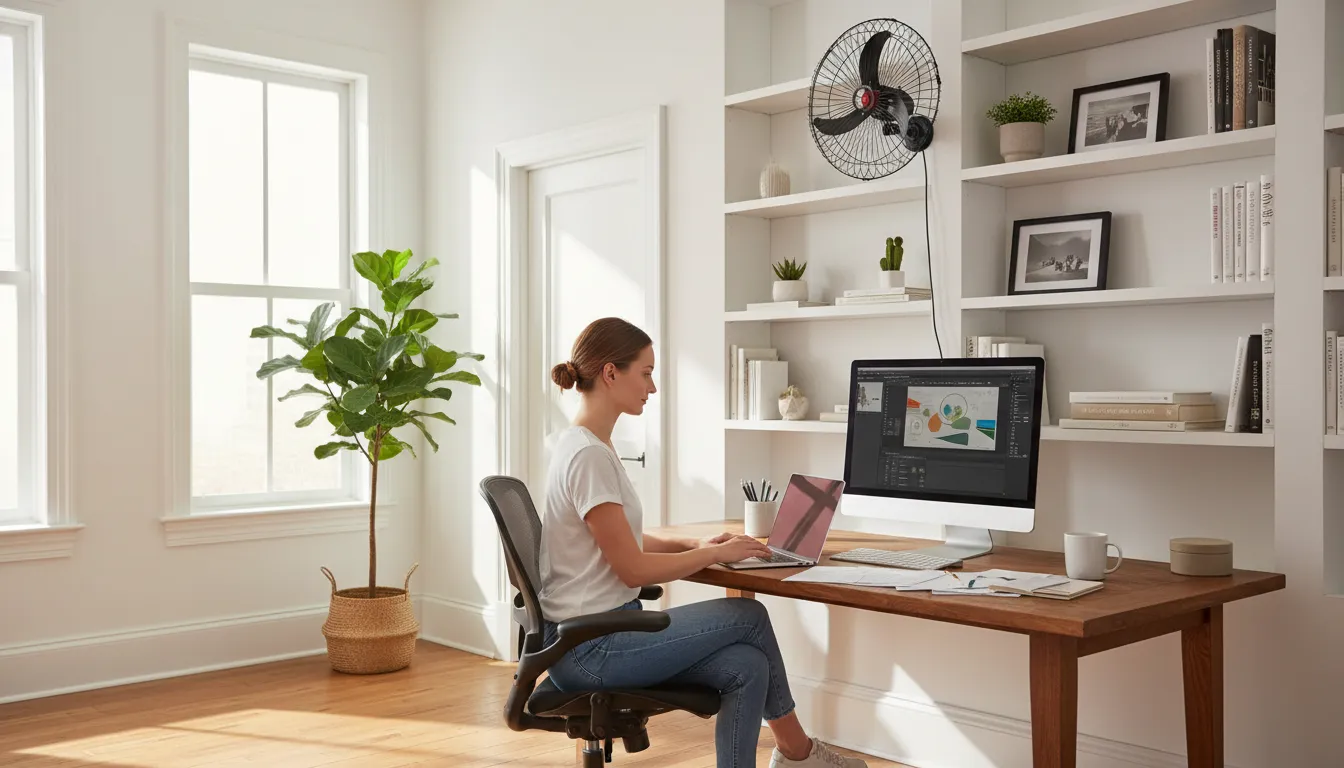 Qual ventilador de parede ideal para cobertura?