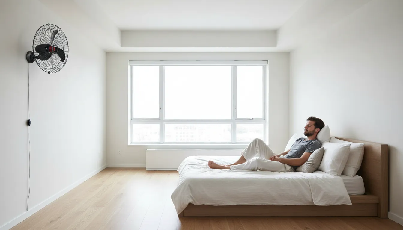 Quantos ventiladores de parede preciso para 40m²?