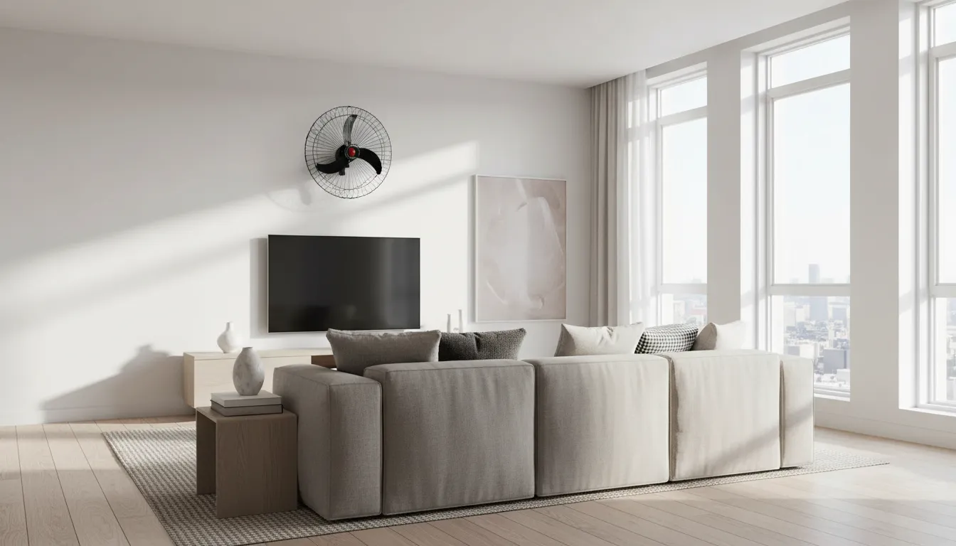 Qual ventilador de parede é ideal para sala de 20m²?