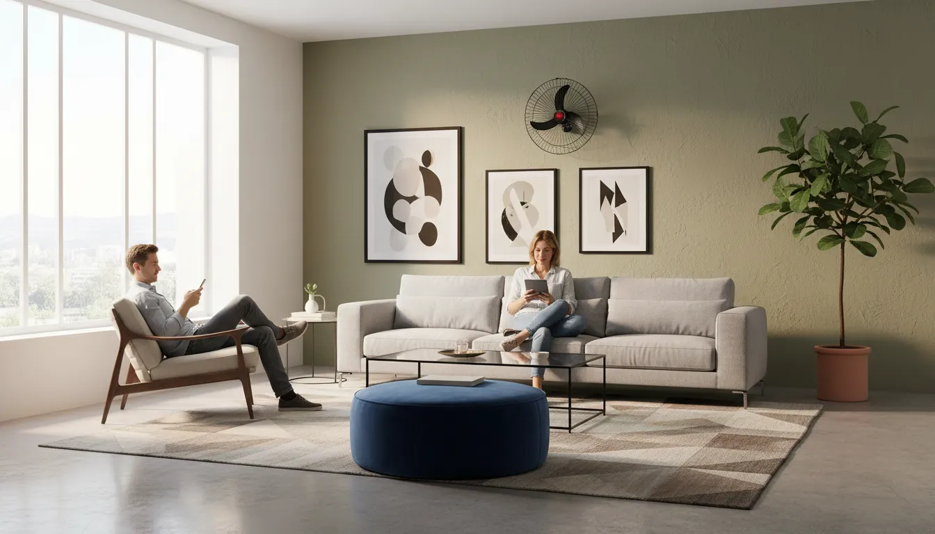 Ventilador de parede funciona em casa térrea quente?