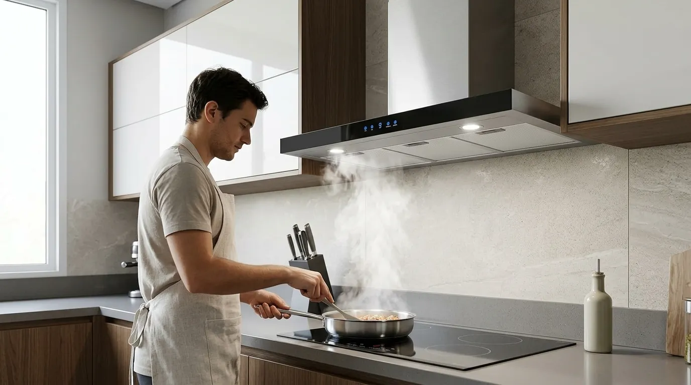 Coifa de Parede para Cozinha com Cooktop de Indução: Precisa de Potência Diferente?