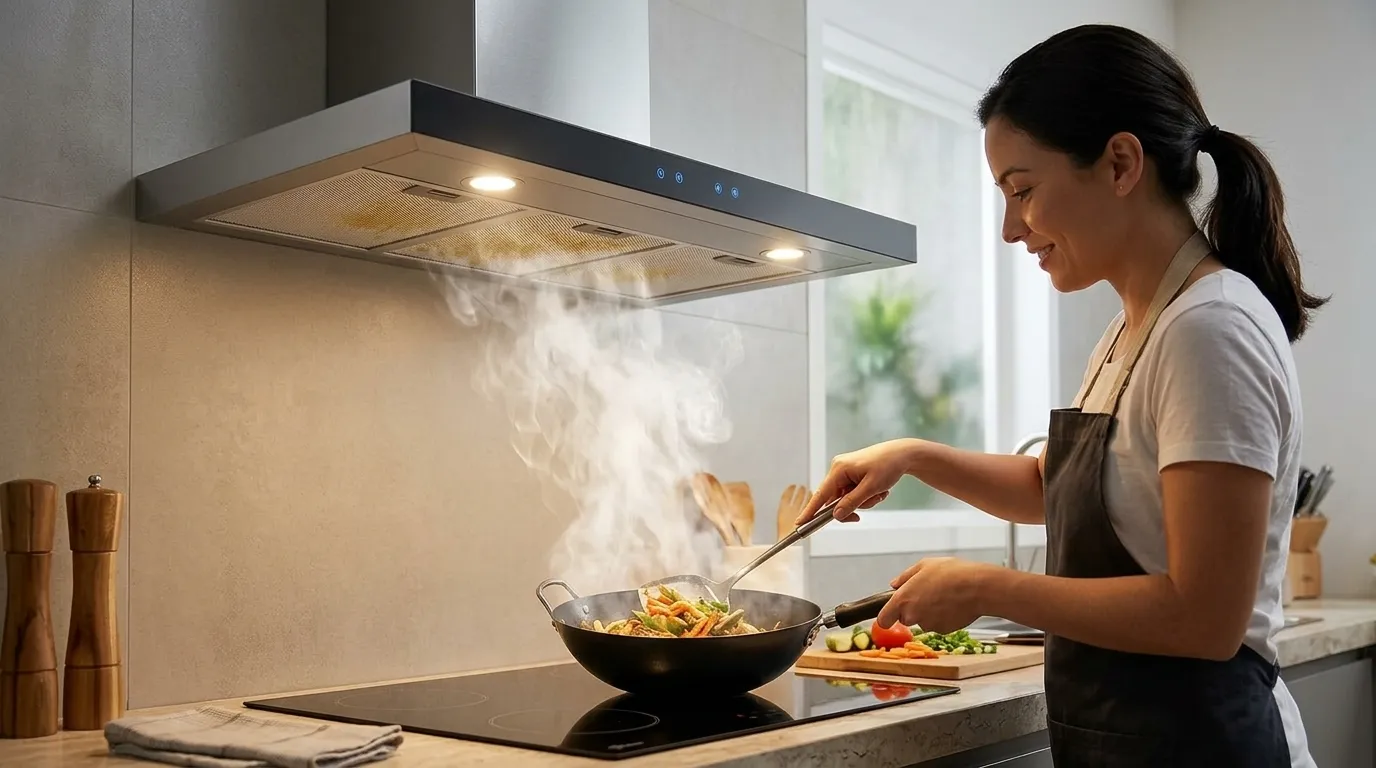 Coifa de Parede com Dupla Filtragem: A Combinação de Filtro Metálico e Carvão é Mais Eficiente?