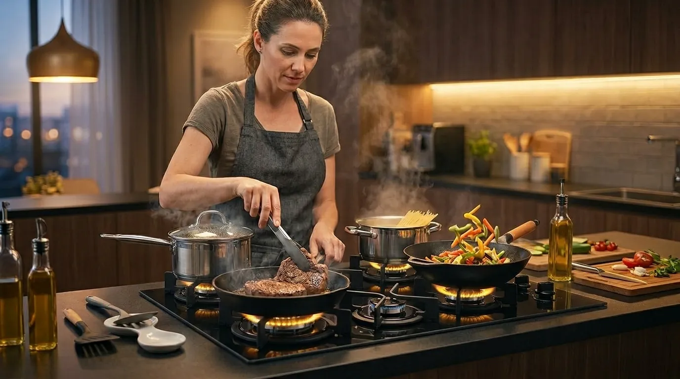 Cooktop a Gás 4 Bocas Com Tampa de Vidro: Qual Modelo Escolher Para Cozinha Pequena?