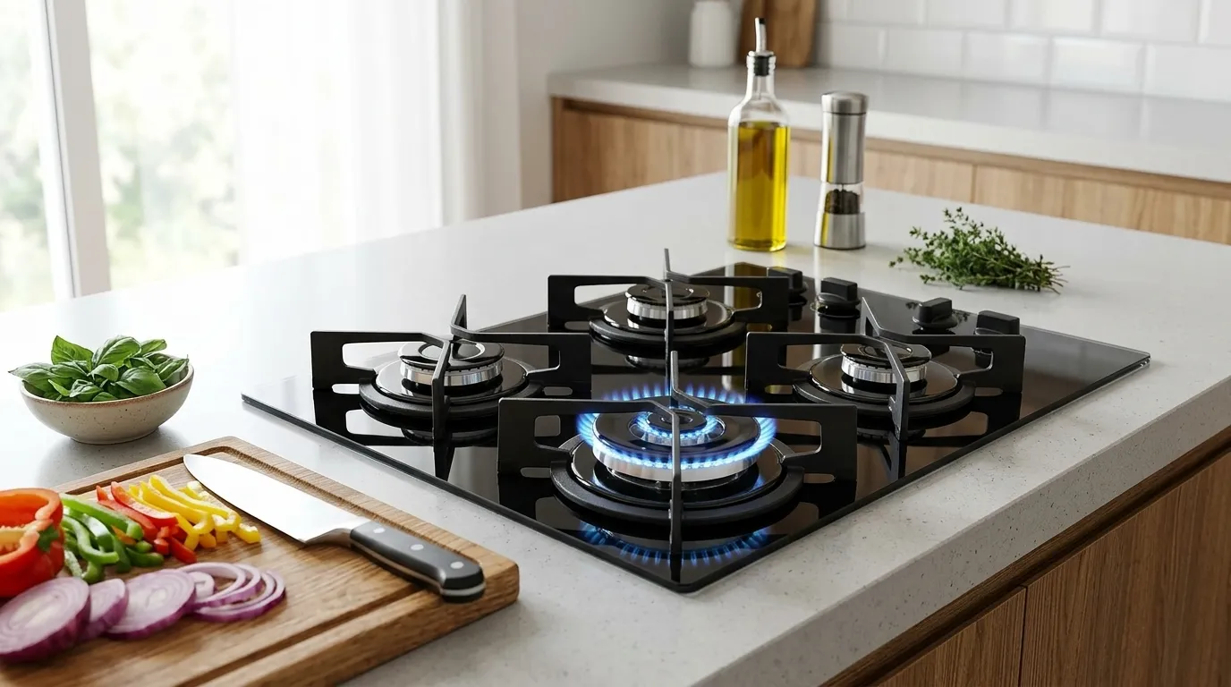 Cooktop a Gás 4 Bocas Para Churrasco e Frituras: Qual Precisa de Chama Mais Potente?