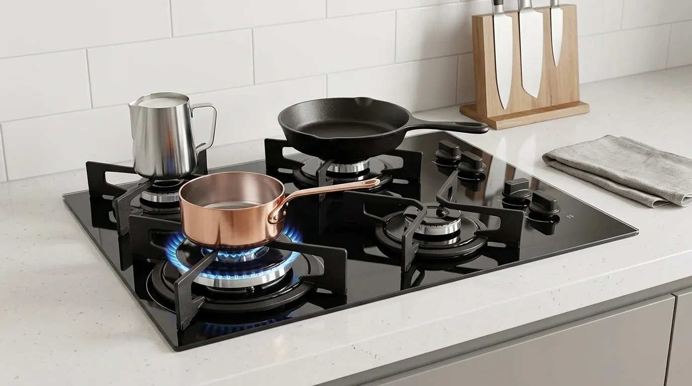 Cooktop a Gás 4 Bocas Para Bancada de 60 cm: Quais Modelos Se Encaixam Sem Adaptação?