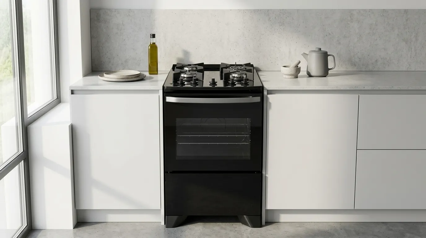 Fogão 4 Bocas Mesa de Vidro Preto ou Branco: Qual Esconde Melhor as Marcas de Uso no Dia a Dia?