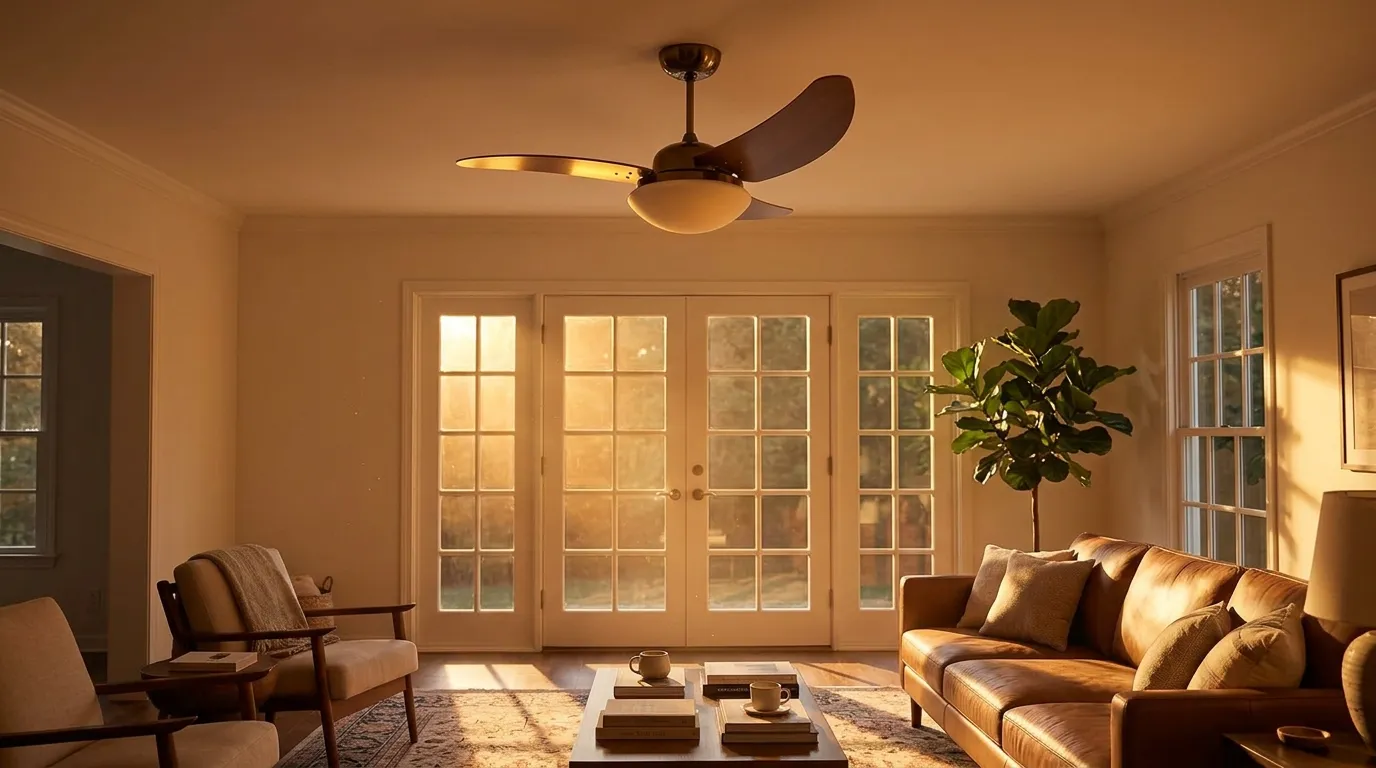 Quanto gasta um ventilador de teto por hora?