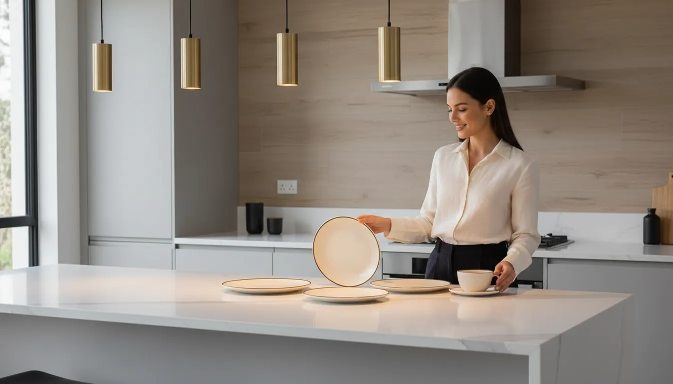 Aparelho de jantar para quem cozinha com frequência